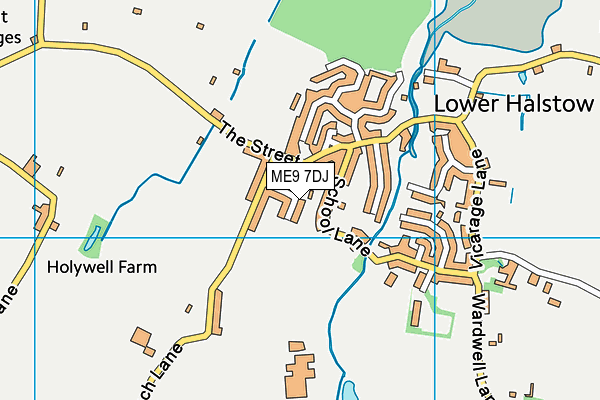 ME9 7DJ map - OS VectorMap District (Ordnance Survey) ME9 7DJ map - OS VectorMap District (Ordnance Survey)