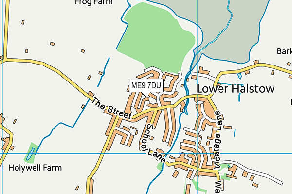 ME9 7DU map - OS VectorMap District (Ordnance Survey) ME9 7DU map - OS VectorMap District (Ordnance Survey)