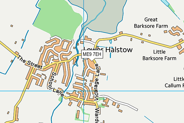 ME9 7EH map - OS VectorMap District (Ordnance Survey) ME9 7EH map - OS VectorMap District (Ordnance Survey)