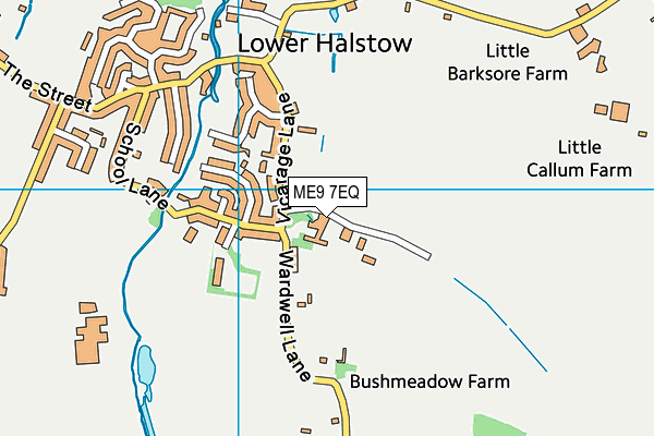 ME9 7EQ map - OS VectorMap District (Ordnance Survey) ME9 7EQ map - OS VectorMap District (Ordnance Survey)