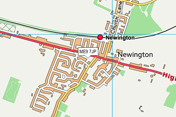 ME9 7JP map - OS VectorMap District (Ordnance Survey) ME9 7JP map - OS VectorMap District (Ordnance Survey)