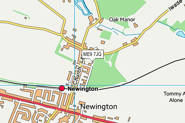 ME9 7JQ map - OS VectorMap District (Ordnance Survey) ME9 7JQ map - OS VectorMap District (Ordnance Survey)
