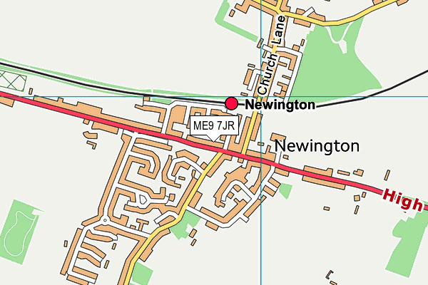 ME9 7JR map - OS VectorMap District (Ordnance Survey) ME9 7JR map - OS VectorMap District (Ordnance Survey)