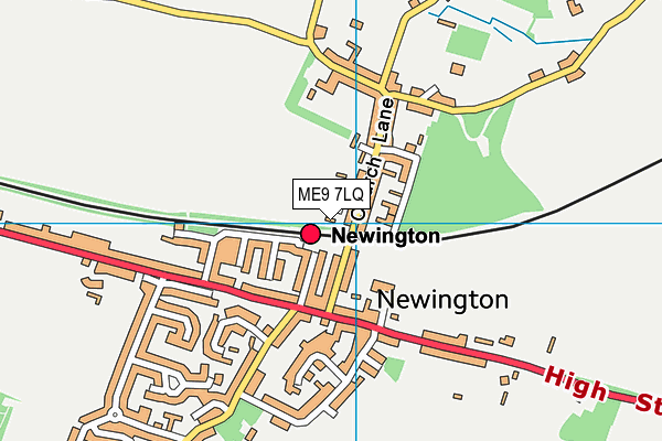 ME9 7LQ map - OS VectorMap District (Ordnance Survey) ME9 7LQ map - OS VectorMap District (Ordnance Survey)
