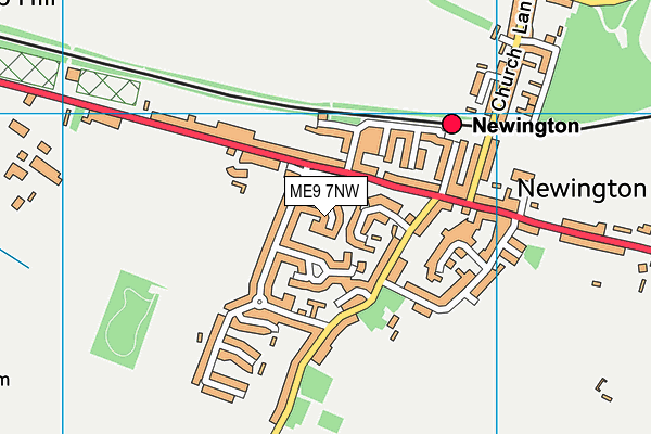 ME9 7NW map - OS VectorMap District (Ordnance Survey) ME9 7NW map - OS VectorMap District (Ordnance Survey)