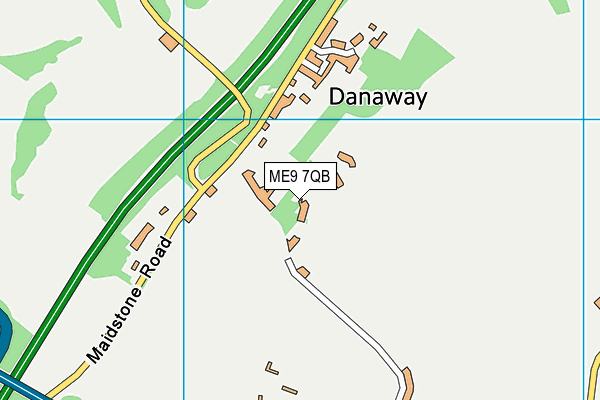 ME9 7QB map - OS VectorMap District (Ordnance Survey) ME9 7QB map - OS VectorMap District (Ordnance Survey)
