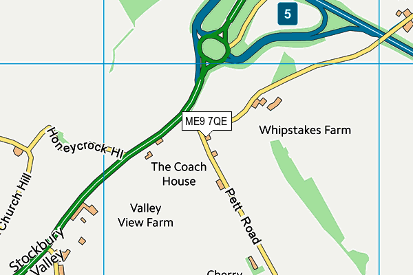 ME9 7QE map - OS VectorMap District (Ordnance Survey) ME9 7QE map - OS VectorMap District (Ordnance Survey)
