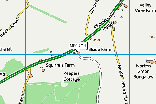 ME9 7QH map - OS VectorMap District (Ordnance Survey) ME9 7QH map - OS VectorMap District (Ordnance Survey)