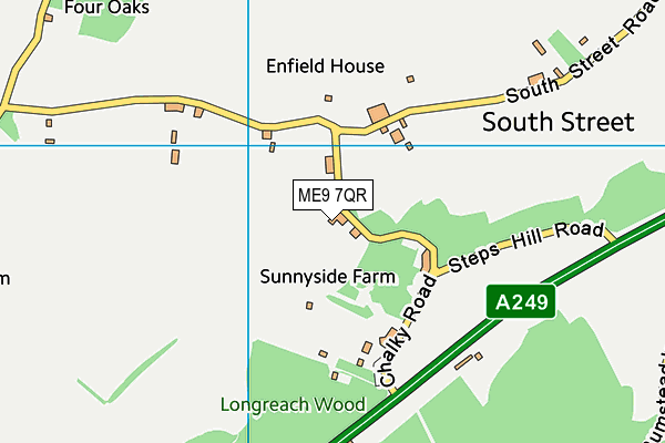 ME9 7QR map - OS VectorMap District (Ordnance Survey) ME9 7QR map - OS VectorMap District (Ordnance Survey)