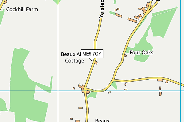 ME9 7QY map - OS VectorMap District (Ordnance Survey) ME9 7QY map - OS VectorMap District (Ordnance Survey)