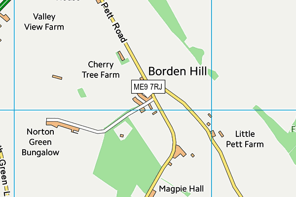 ME9 7RJ map - OS VectorMap District (Ordnance Survey)