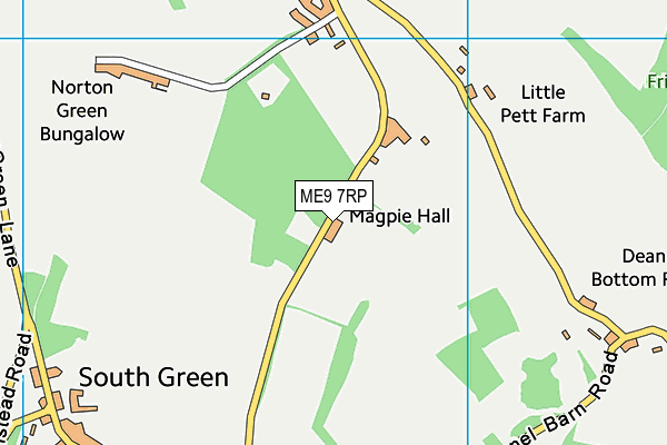 ME9 7RP map - OS VectorMap District (Ordnance Survey) ME9 7RP map - OS VectorMap District (Ordnance Survey)