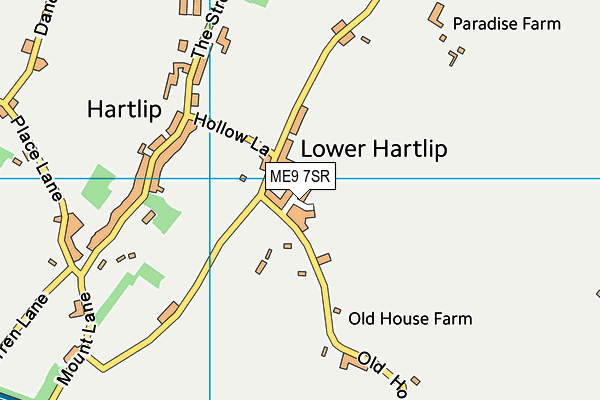 ME9 7SR map - OS VectorMap District (Ordnance Survey)