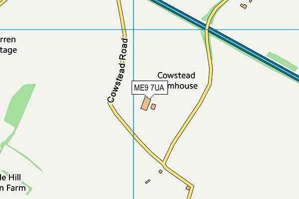 ME9 7UA map - OS VectorMap District (Ordnance Survey) ME9 7UA map - OS VectorMap District (Ordnance Survey)