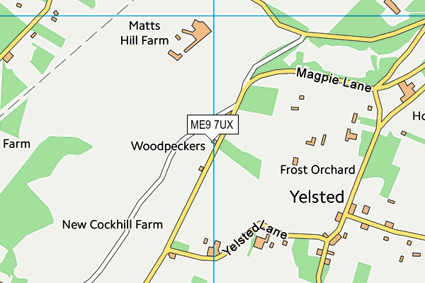 ME9 7UX map - OS VectorMap District (Ordnance Survey) ME9 7UX map - OS VectorMap District (Ordnance Survey)