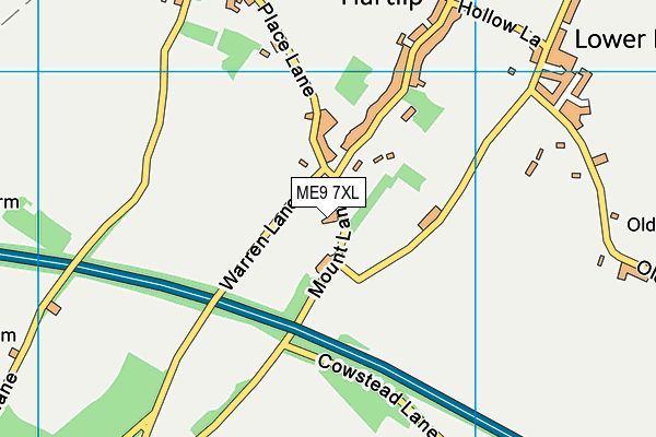 ME9 7XL map - OS VectorMap District (Ordnance Survey) ME9 7XL map - OS VectorMap District (Ordnance Survey)