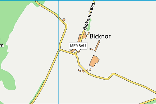 ME9 8AU map - OS VectorMap District (Ordnance Survey) ME9 8AU map - OS VectorMap District (Ordnance Survey)