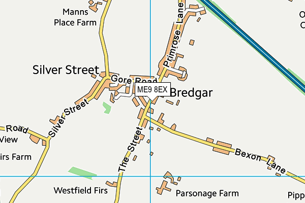 ME9 8EX map - OS VectorMap District (Ordnance Survey) ME9 8EX map - OS VectorMap District (Ordnance Survey)