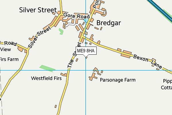 ME9 8HA map - OS VectorMap District (Ordnance Survey) ME9 8HA map - OS VectorMap District (Ordnance Survey)