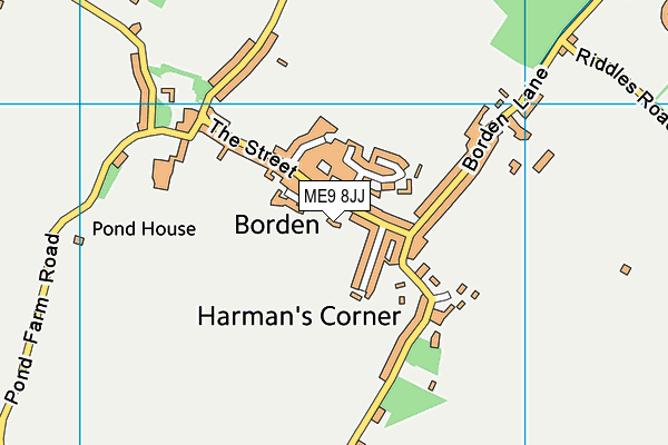 ME9 8JJ map - OS VectorMap District (Ordnance Survey) ME9 8JJ map - OS VectorMap District (Ordnance Survey)