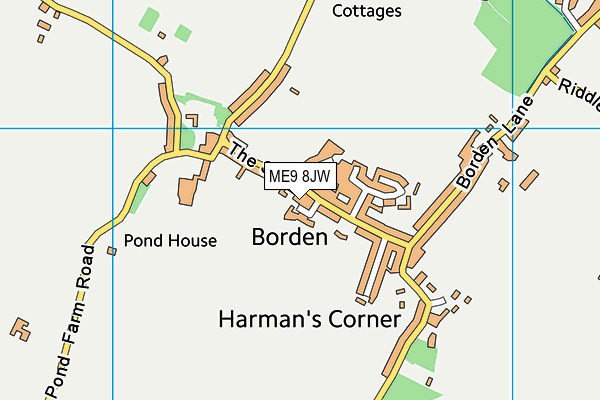 ME9 8JW map - OS VectorMap District (Ordnance Survey) ME9 8JW map - OS VectorMap District (Ordnance Survey)
