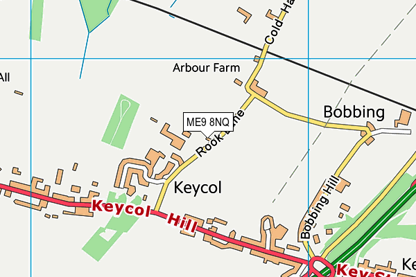 ME9 8NQ map - OS VectorMap District (Ordnance Survey) ME9 8NQ map - OS VectorMap District (Ordnance Survey)