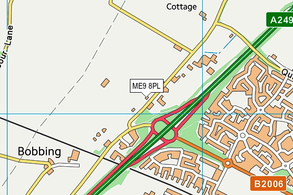 ME9 8PL map - OS VectorMap District (Ordnance Survey) ME9 8PL map - OS VectorMap District (Ordnance Survey)