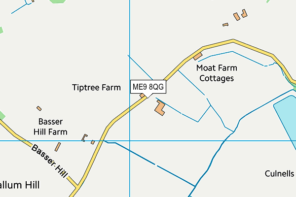 ME9 8QG map - OS VectorMap District (Ordnance Survey) ME9 8QG map - OS VectorMap District (Ordnance Survey)