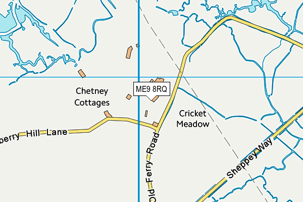 ME9 8RQ map - OS VectorMap District (Ordnance Survey) ME9 8RQ map - OS VectorMap District (Ordnance Survey)