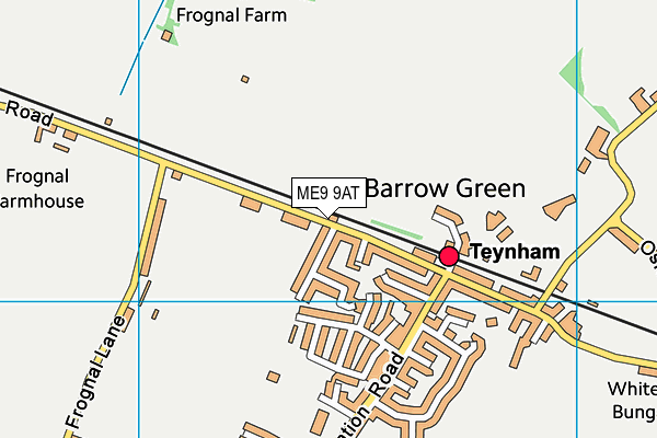 ME9 9AT map - OS VectorMap District (Ordnance Survey) ME9 9AT map - OS VectorMap District (Ordnance Survey)