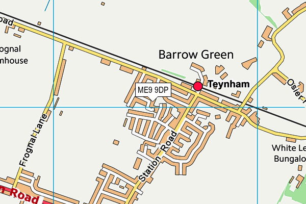 ME9 9DP map - OS VectorMap District (Ordnance Survey) ME9 9DP map - OS VectorMap District (Ordnance Survey)