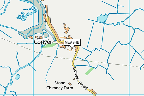 ME9 9HB map - OS VectorMap District (Ordnance Survey) ME9 9HB map - OS VectorMap District (Ordnance Survey)
