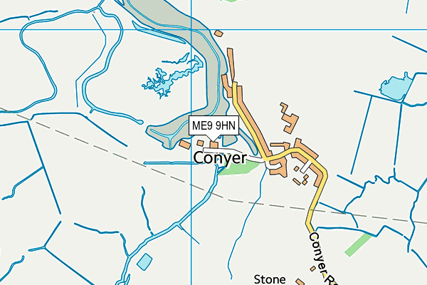 ME9 9HN map - OS VectorMap District (Ordnance Survey) ME9 9HN map - OS VectorMap District (Ordnance Survey)