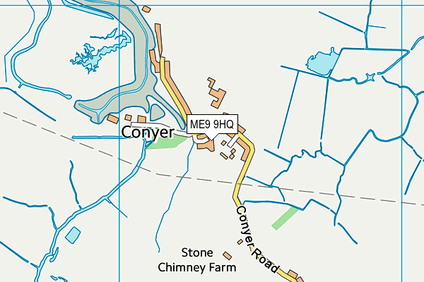 ME9 9HQ map - OS VectorMap District (Ordnance Survey) ME9 9HQ map - OS VectorMap District (Ordnance Survey)