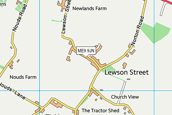 ME9 9JN map - OS VectorMap District (Ordnance Survey) ME9 9JN map - OS VectorMap District (Ordnance Survey)