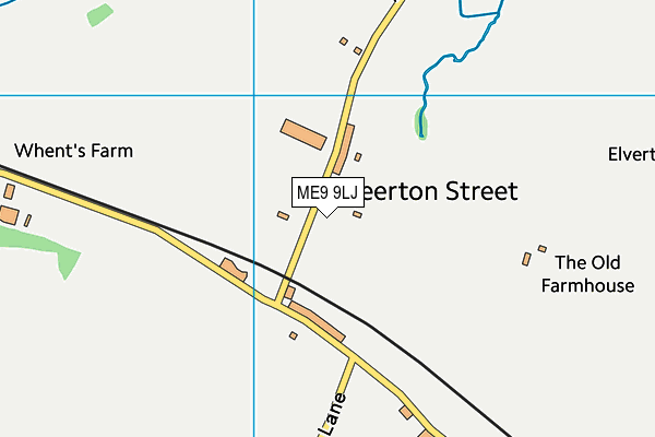ME9 9LJ map - OS VectorMap District (Ordnance Survey)