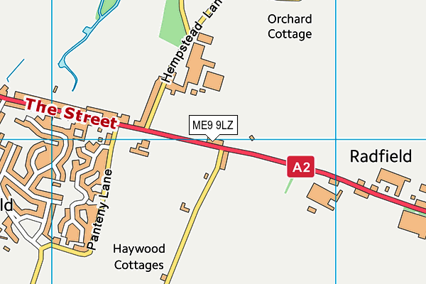 ME9 9LZ map - OS VectorMap District (Ordnance Survey) ME9 9LZ map - OS VectorMap District (Ordnance Survey)