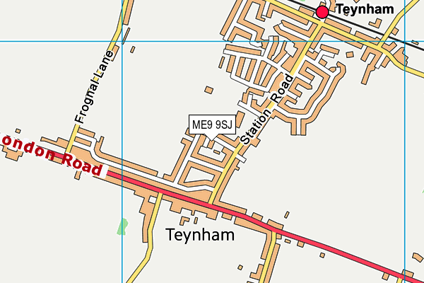 ME9 9SJ map - OS VectorMap District (Ordnance Survey)