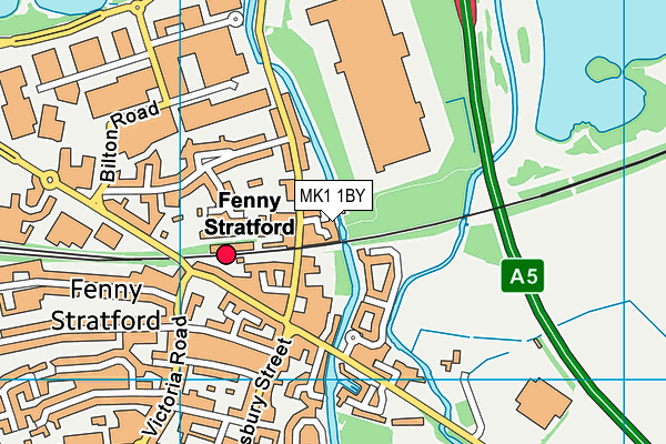 MK1 1BY map - OS VectorMap District (Ordnance Survey) MK1 1BY map - OS VectorMap District (Ordnance Survey)
