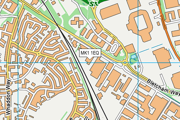 MK1 1EQ map - OS VectorMap District (Ordnance Survey) MK1 1EQ map - OS VectorMap District (Ordnance Survey)