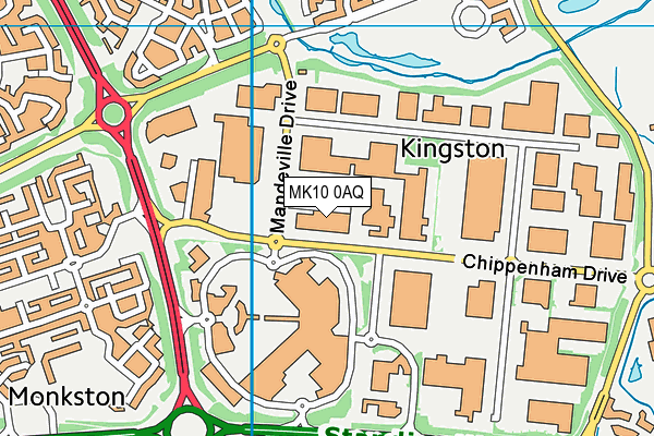 MK10 0AQ map - OS VectorMap District (Ordnance Survey) MK10 0AQ map - OS VectorMap District (Ordnance Survey)