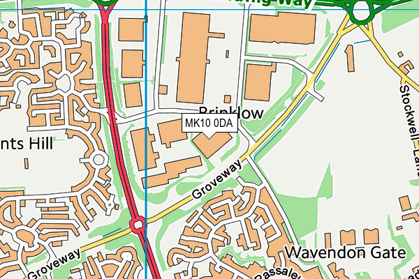 MK10 0DA map - OS VectorMap District (Ordnance Survey) MK10 0DA map - OS VectorMap District (Ordnance Survey)