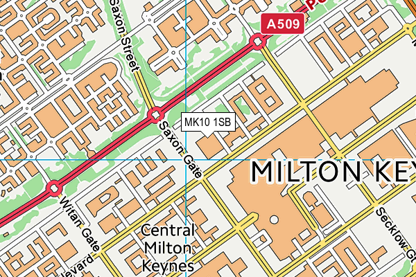 MK10 1SB map - OS VectorMap District (Ordnance Survey) MK10 1SB map - OS VectorMap District (Ordnance Survey)