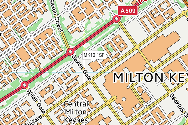 MK10 1SF map - OS VectorMap District (Ordnance Survey) MK10 1SF map - OS VectorMap District (Ordnance Survey)