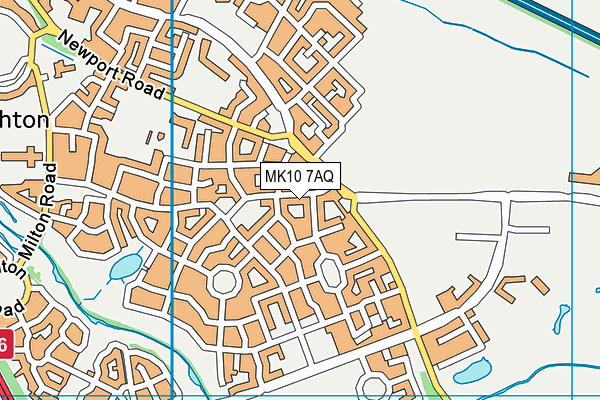 MK10 7AQ map - OS VectorMap District (Ordnance Survey) MK10 7AQ map - OS VectorMap District (Ordnance Survey)