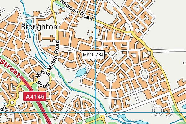 MK10 7BJ map - OS VectorMap District (Ordnance Survey) MK10 7BJ map - OS VectorMap District (Ordnance Survey)
