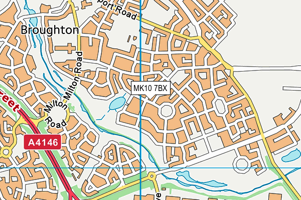 MK10 7BX map - OS VectorMap District (Ordnance Survey) MK10 7BX map - OS VectorMap District (Ordnance Survey)