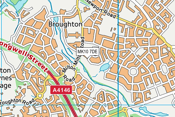 MK10 7DE map - OS VectorMap District (Ordnance Survey) MK10 7DE map - OS VectorMap District (Ordnance Survey)