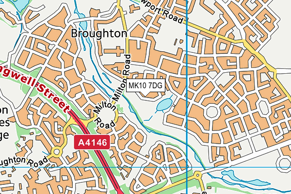 MK10 7DG map - OS VectorMap District (Ordnance Survey) MK10 7DG map - OS VectorMap District (Ordnance Survey)