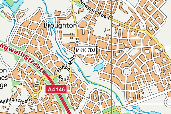 MK10 7DJ map - OS VectorMap District (Ordnance Survey) MK10 7DJ map - OS VectorMap District (Ordnance Survey)